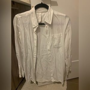 White Babaton (Aritzia) Button Dress Shirt